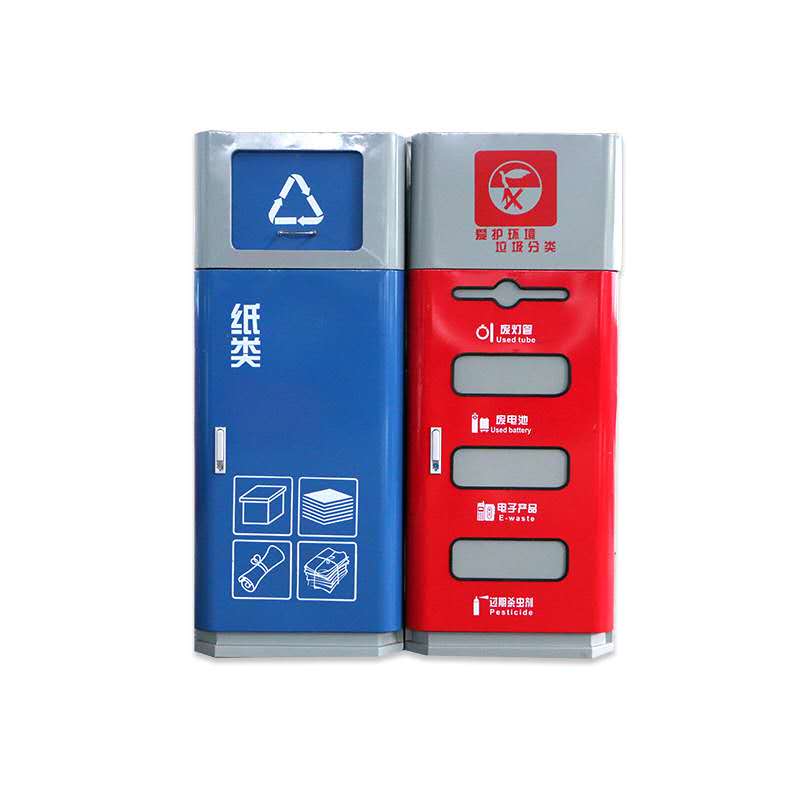 戶外分類(lèi)果皮箱