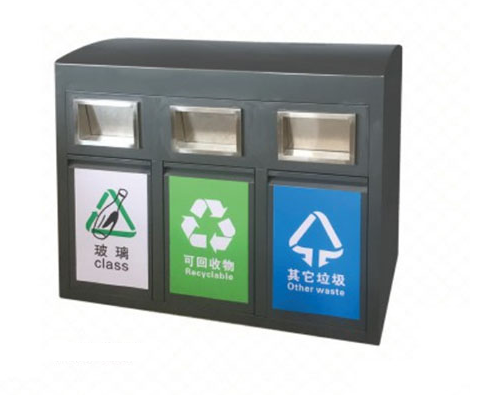 戶外分類(lèi)果皮箱