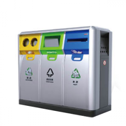 戶外分類(lèi)果皮箱