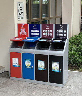 戶外分類(lèi)果皮箱